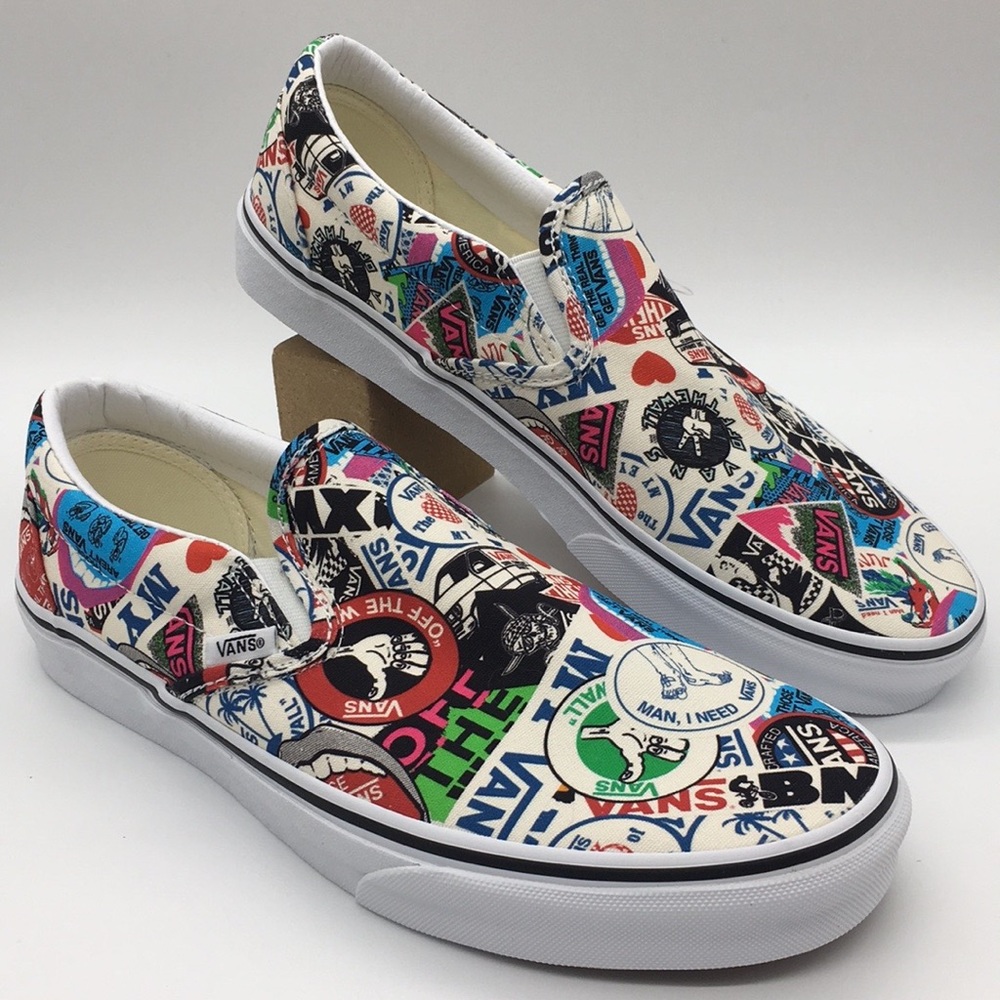 • Vans Classic Slip-On Vans Mash Up Stickers men’s - Picture 2 of 16